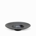 Plato hondo negro mate 27cm