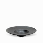 Plato hondo negro mate 27cm