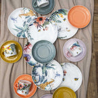 Plato mediano lily 20cm setx4