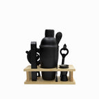 Set cocteles negro setx6