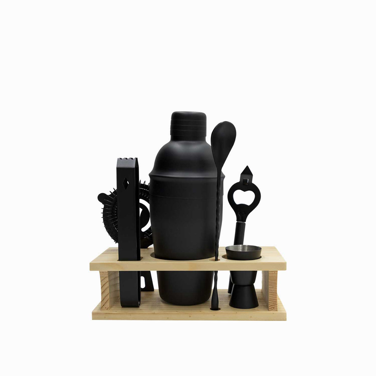 Set cocteles negro setx6