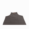 Delantal ajustable gris en algodon