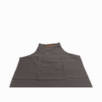 Delantal ajustable gris en algodon