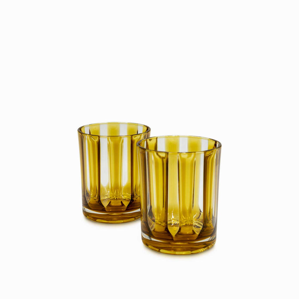 Vaso naomi ambar 443ml setx2