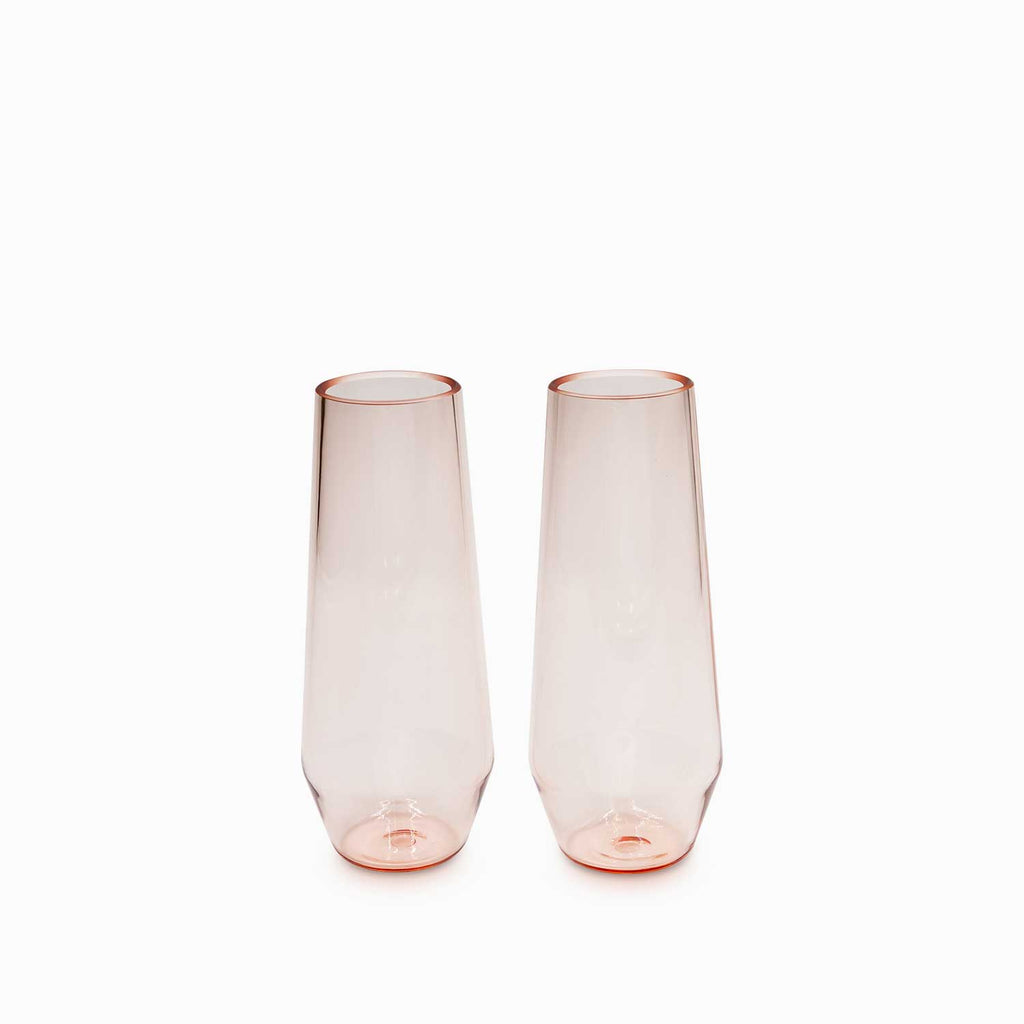 Vaso para licor muse rosa setx2