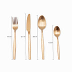 Cubiertos Chicago copper setx16