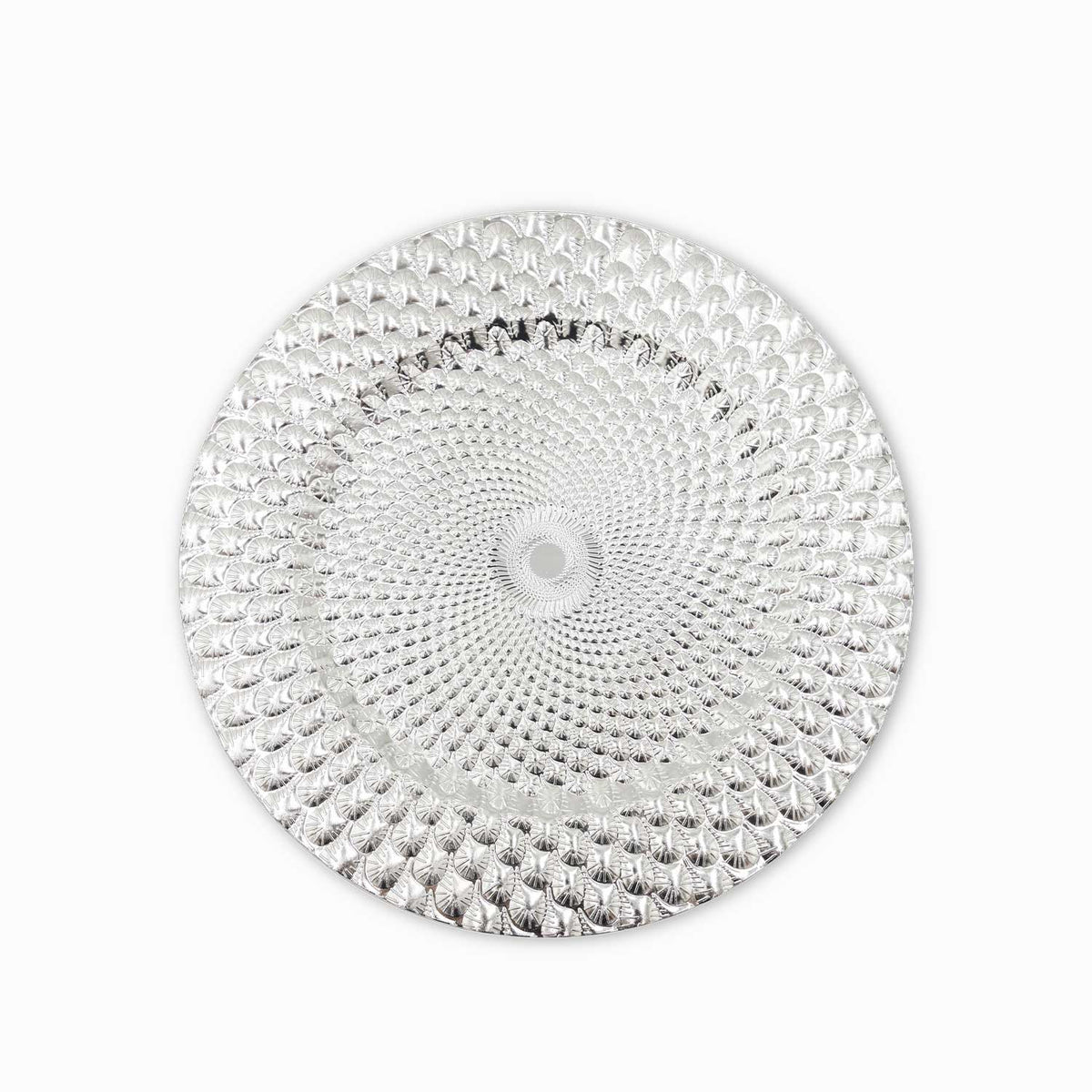 Plato base prado plateado 33cm