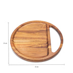 Tabla redonda en acacia 31 cm