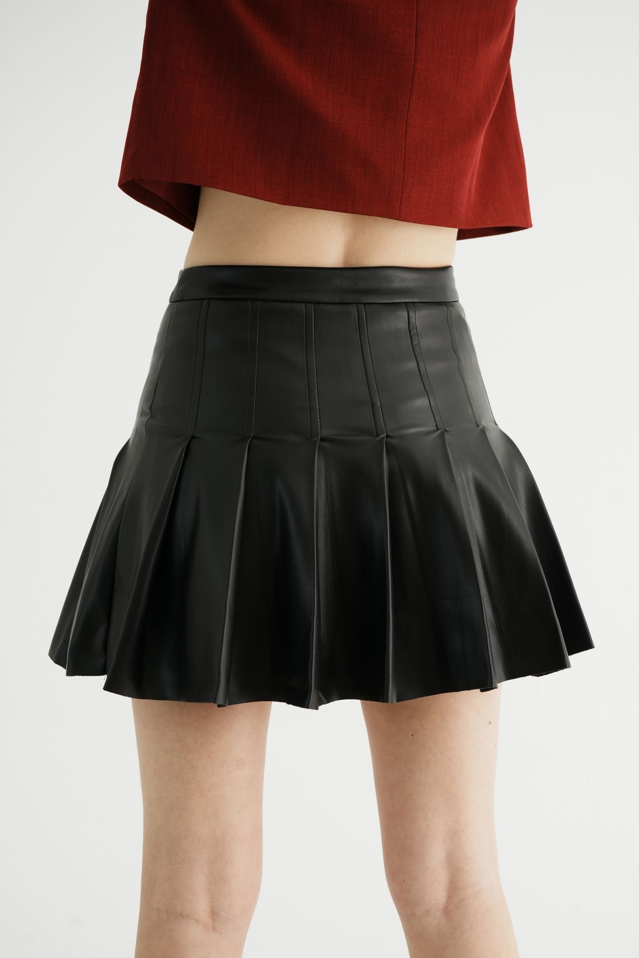 24 FALDA TABLAS EFECTO PIEL CATERINA ONE - Kliquea