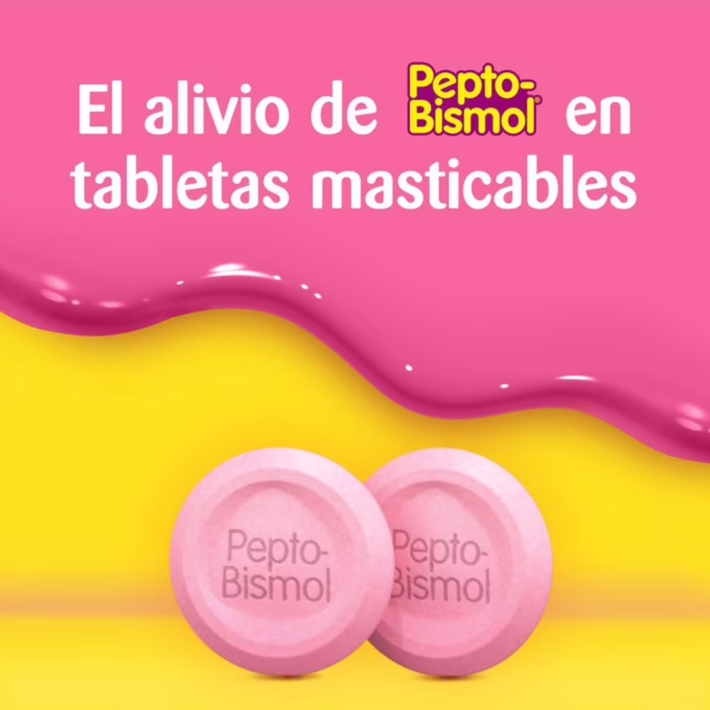 Pepto-Bismol caja 24 tabs.