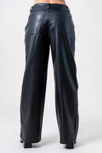 24 PANTALON STRAIGHT EFECTO PIEL IFE ONE.
