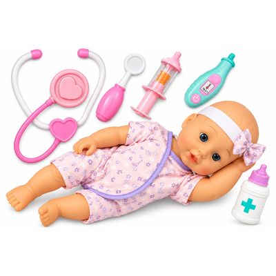 Muneca 12pulg. Set Medico con Acc.