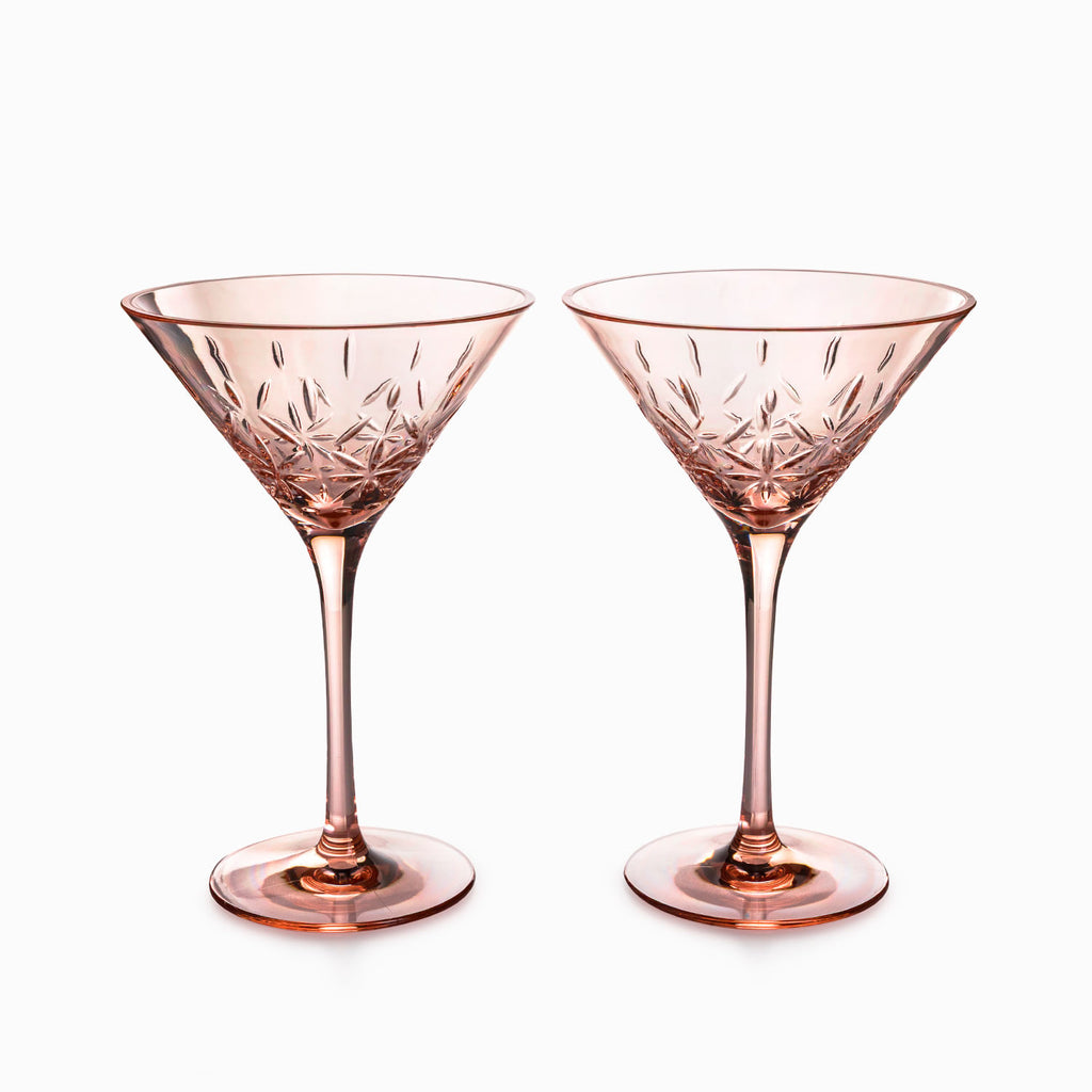 Copa Martini Agata rosada setx2