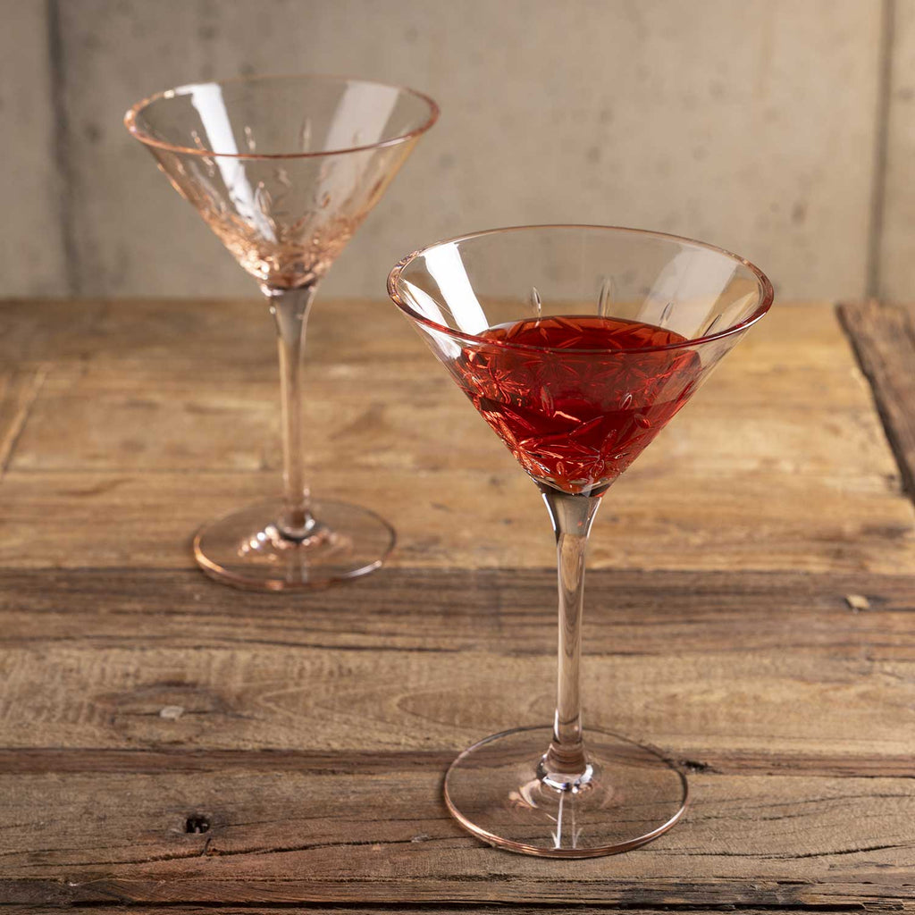 Copa Martini Agata rosada setx2
