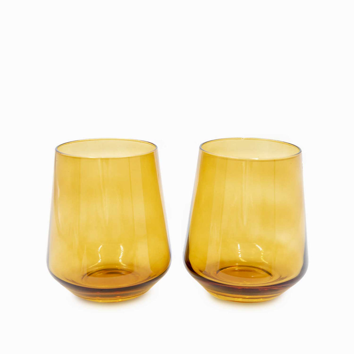 Vaso Corvo ambar 390ml setx2
