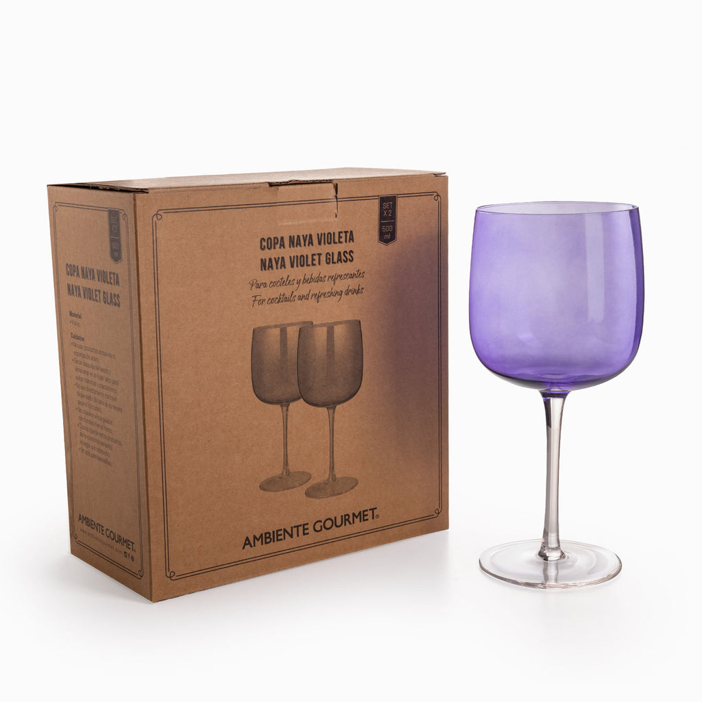 Copa Naya violeta 500ml setx2