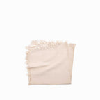 Servilletas de tela flecos beige setx2