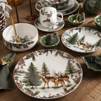 Pocillo y plato navidad Silvestre setx4
