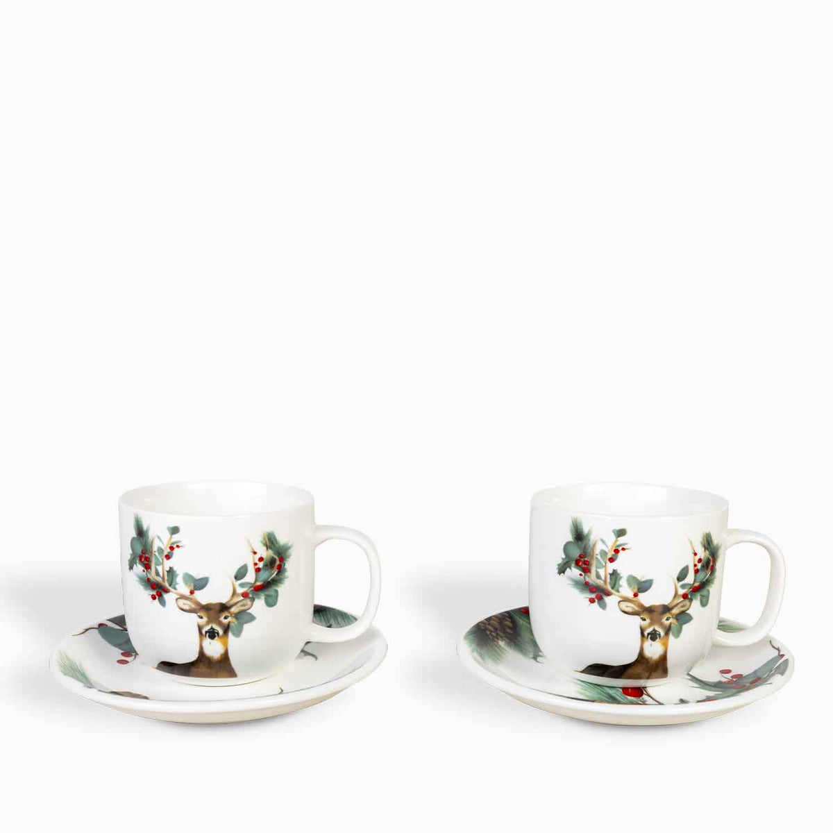 Pocillo y plato navidad Silvestre setx4