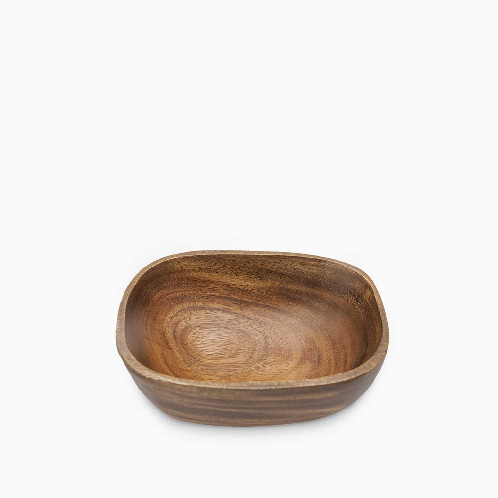 Bowl rectangular en acacia 20cm