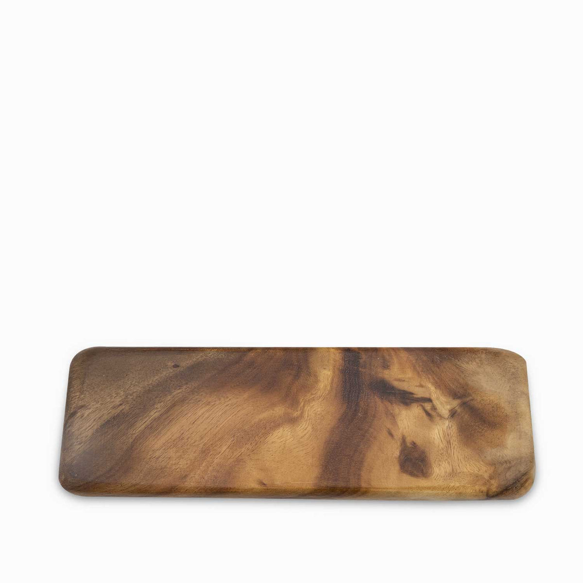 Bandeja con base en acacia 30cm