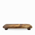 Bandeja con base en acacia 30cm