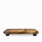 Bandeja con base en acacia 30cm