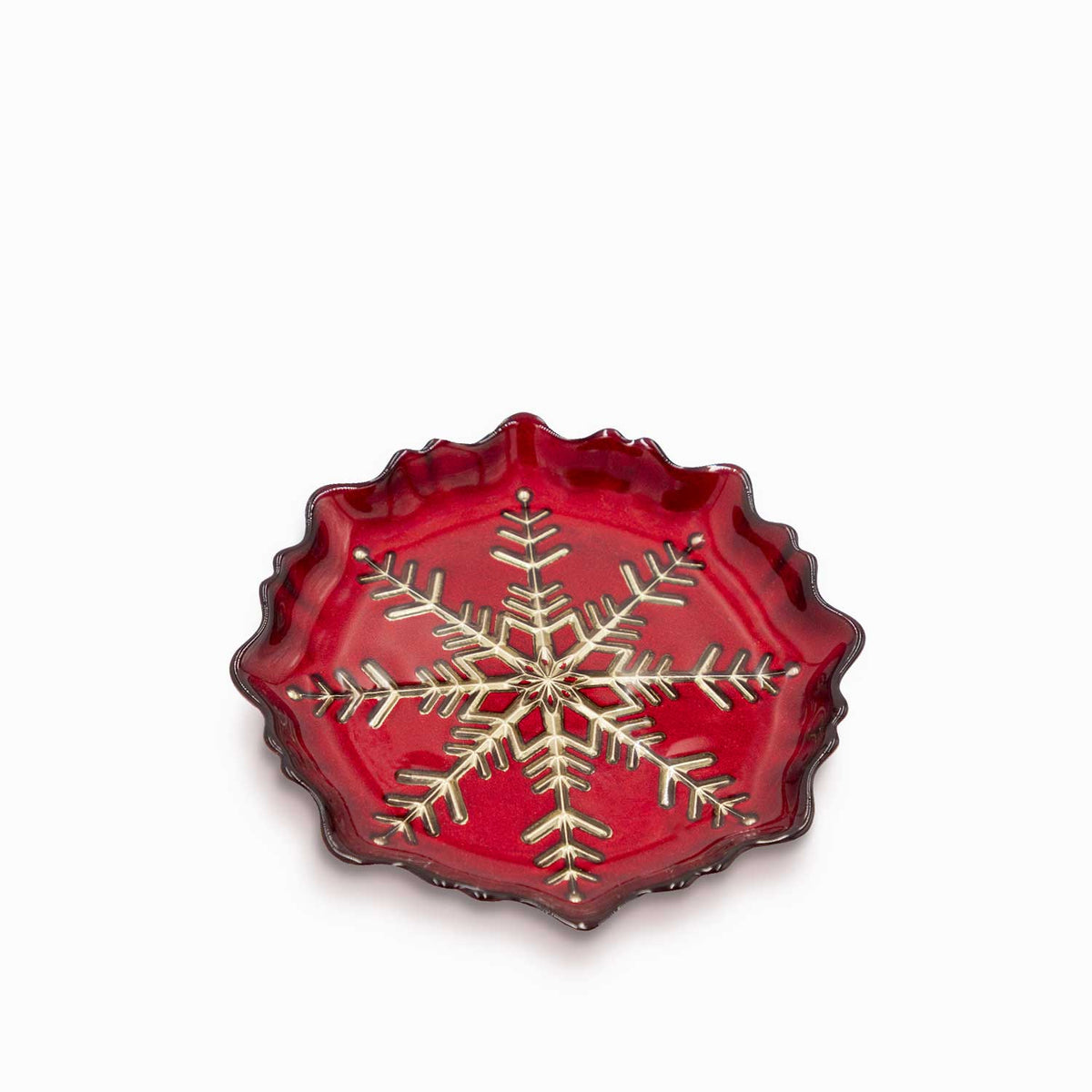 Plato pequeño snowflake 15cm