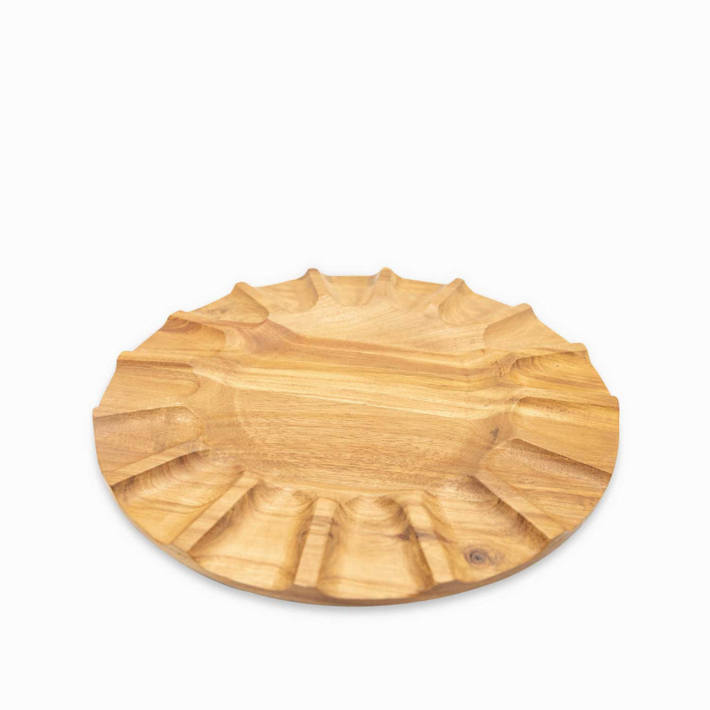 Plato base Mori acacia 35cm