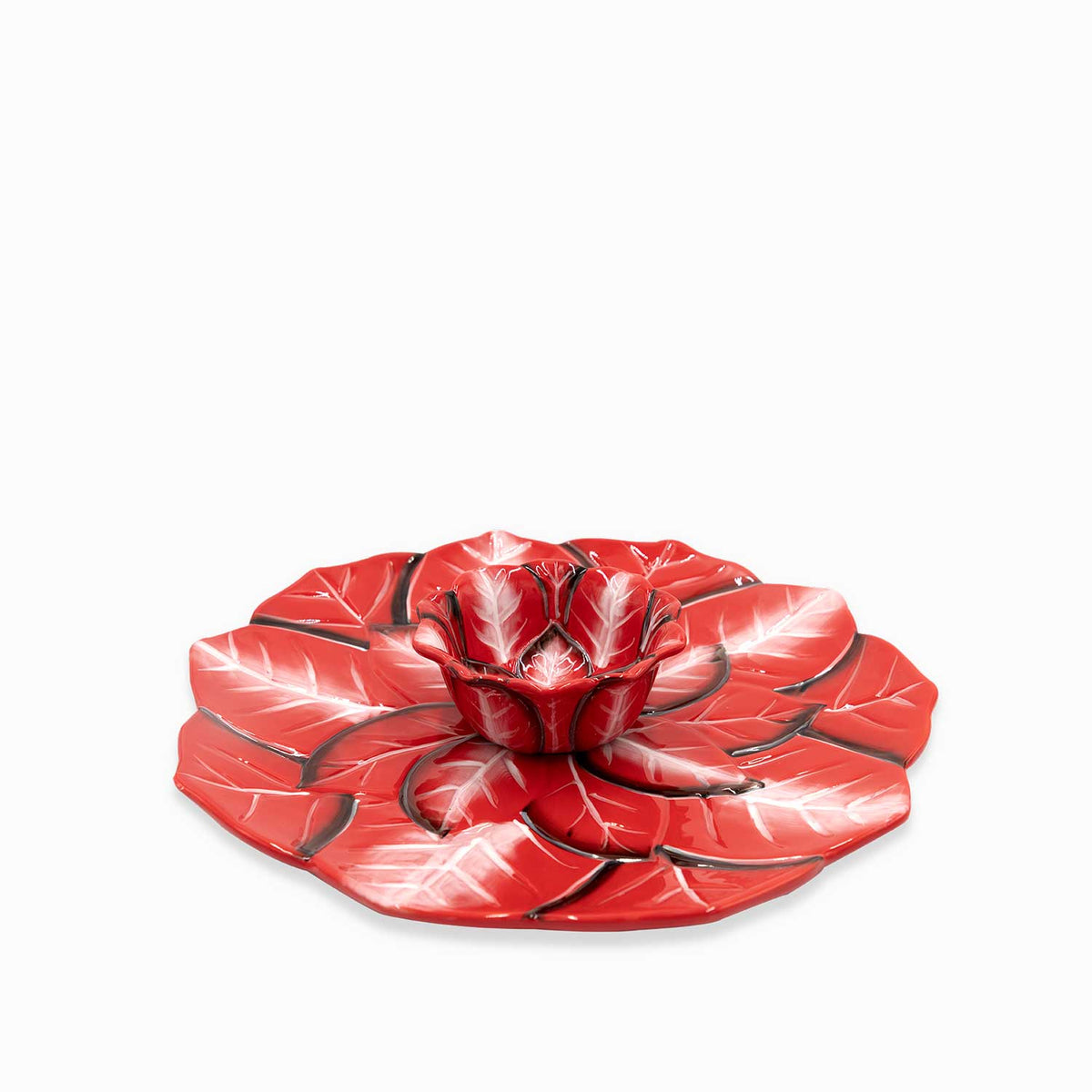 Chip and dip Poinsettia