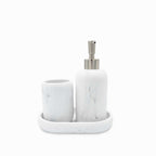 Set baño mármol