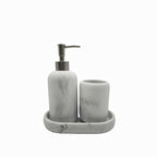 Set baño mármol