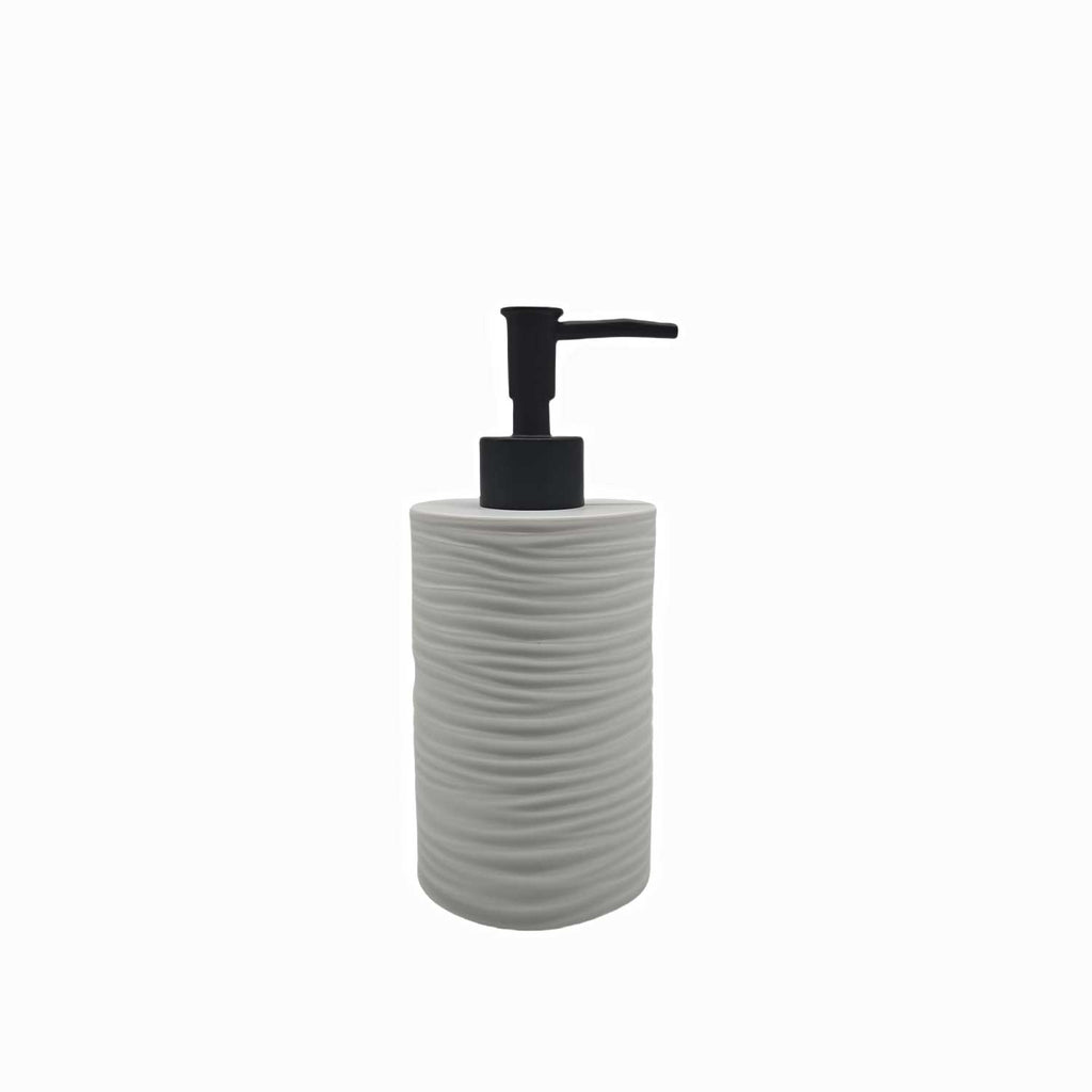 Dispensador de jabón blanco