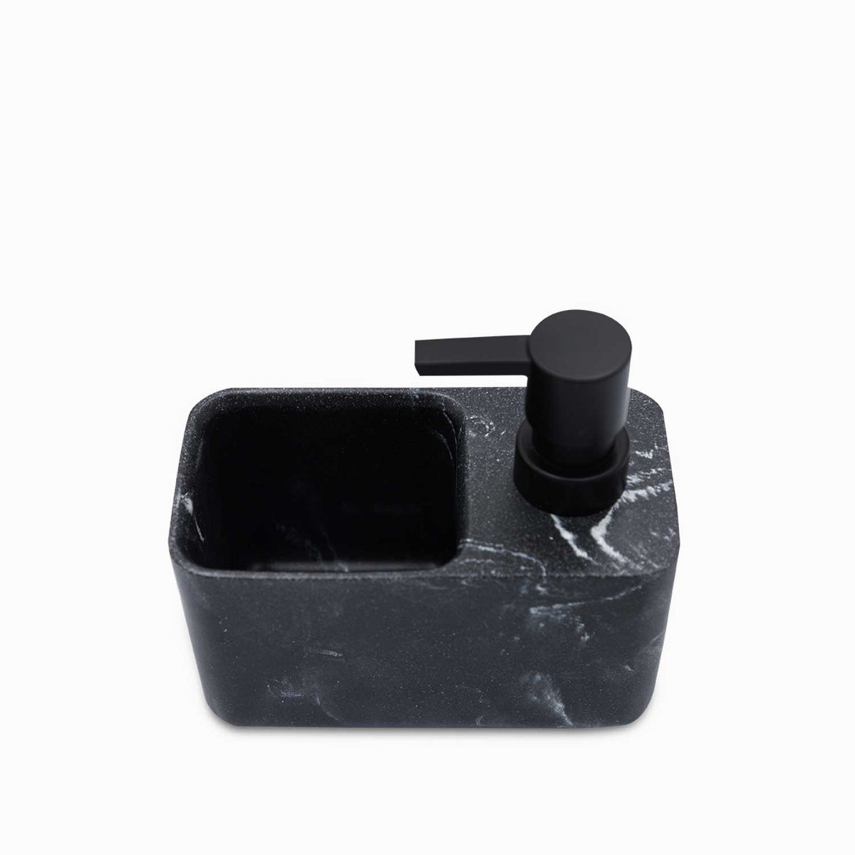 Dispensador jabón lavaplatos negro