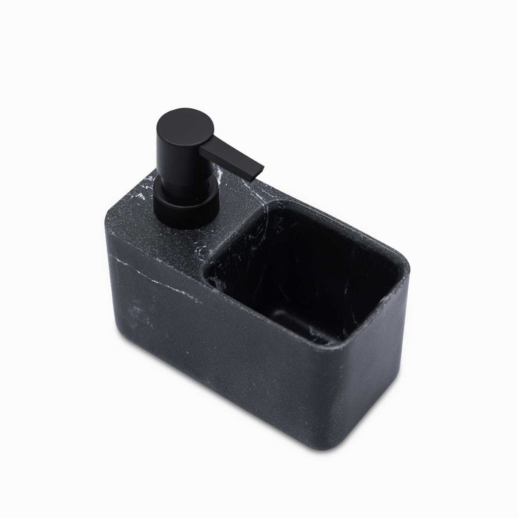 Dispensador jabón lavaplatos negro