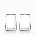 Vaso doble pared cuadrado 300ml setx2