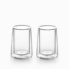 Vaso doble pared cuadrado 300ml setx2