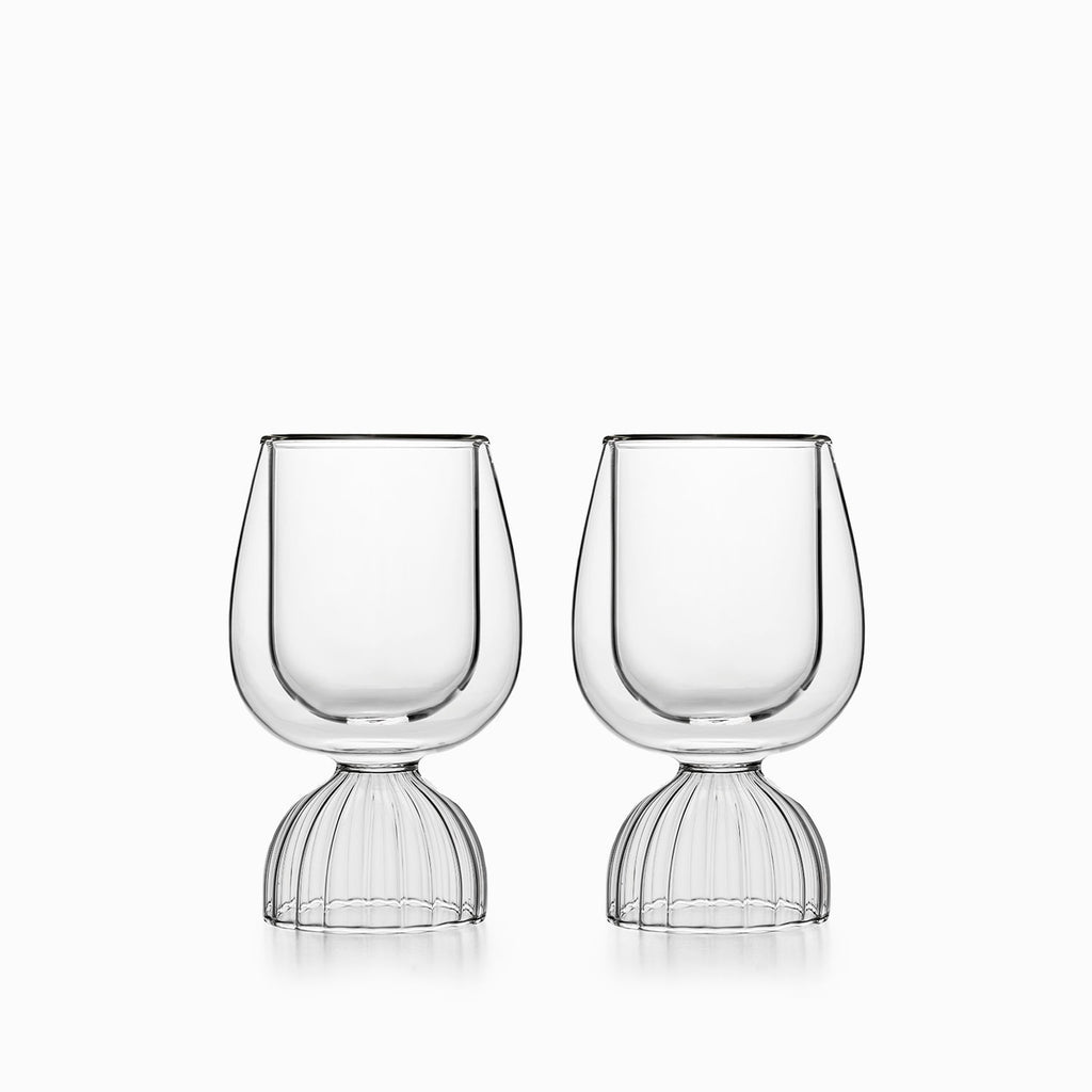 Copa cordial doble pared 220ml setx2