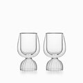 Copa cordial doble pared 220ml setx2