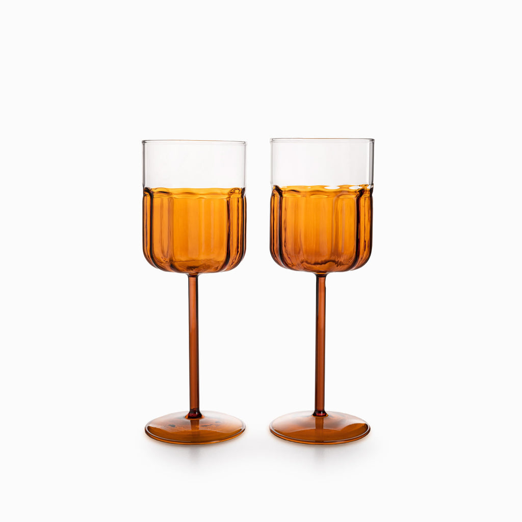 Copa Franklin ambar 380ml setx2