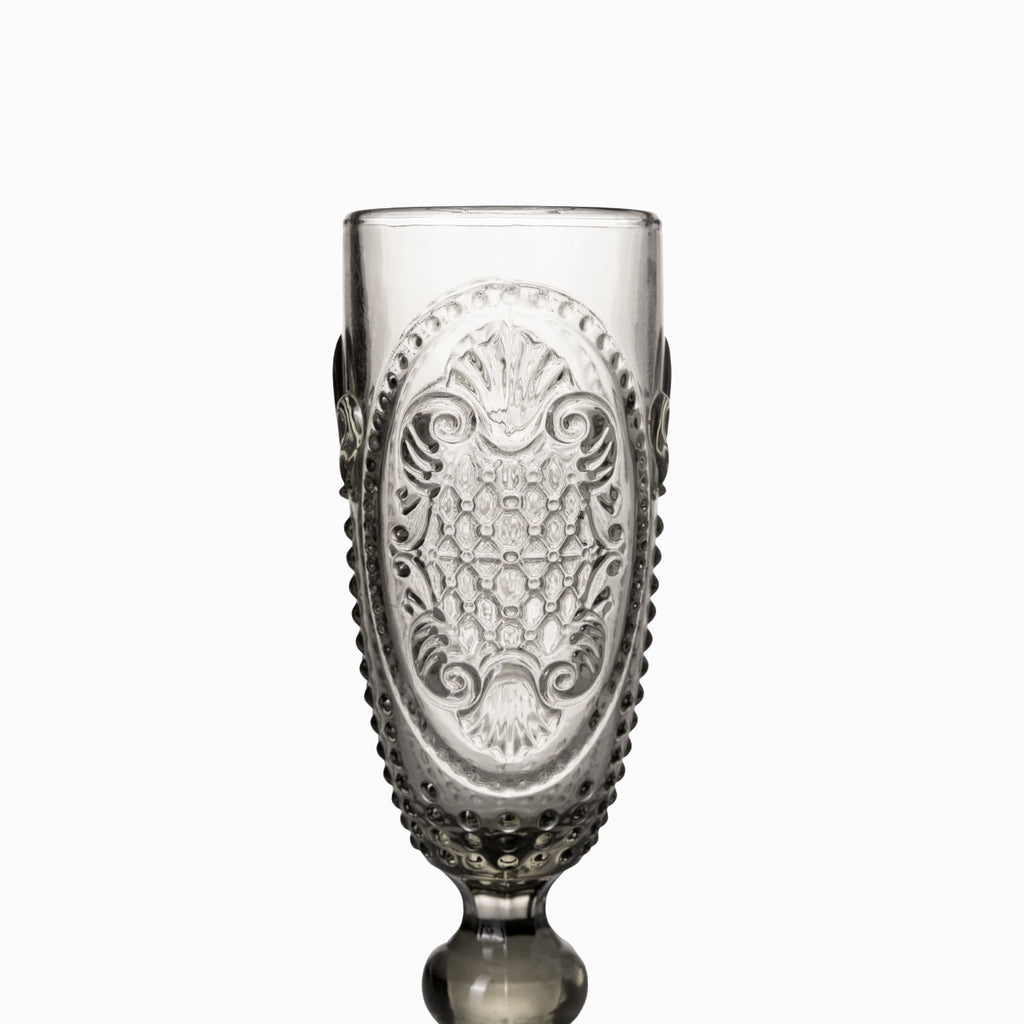 Copa champaña Kenia gris 160ml setx2