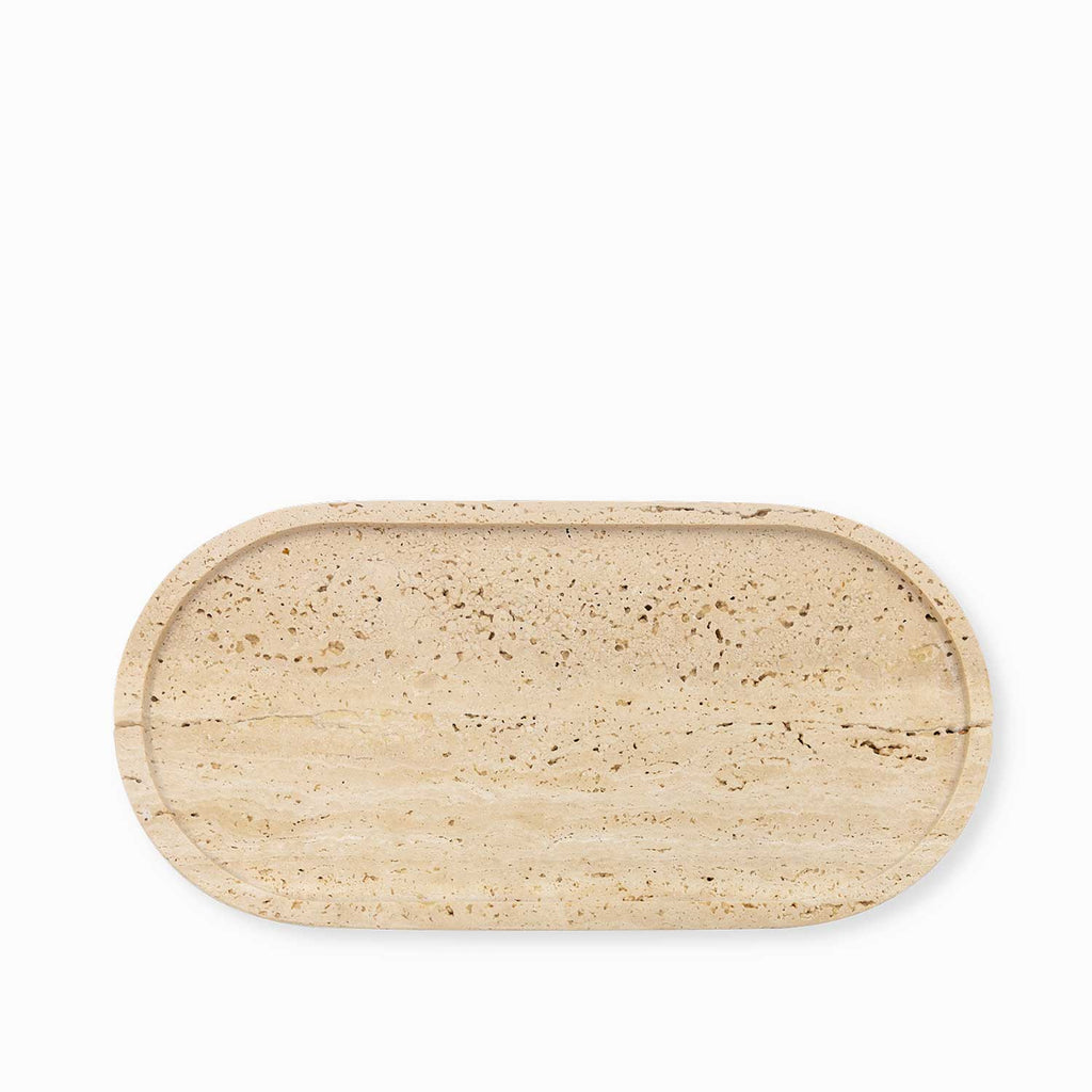 Bandeja oval Travertino 30 cm