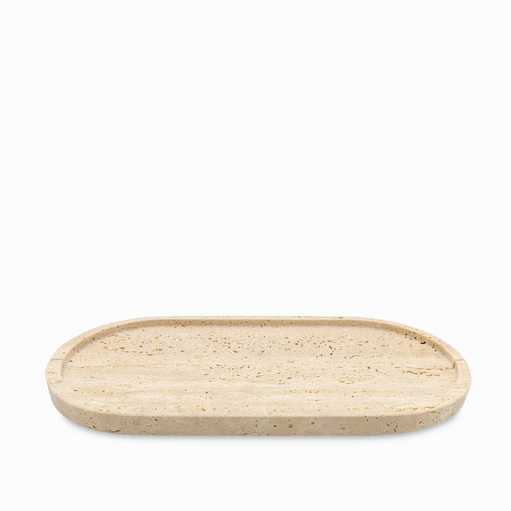 Bandeja oval Travertino 30 cm