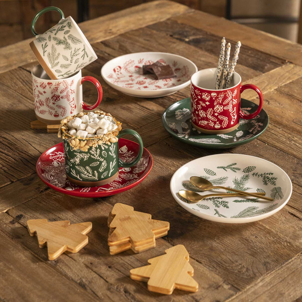 Plato 20cm Navidad setx4