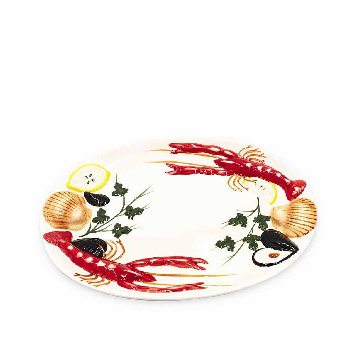 Bandeja langosta roja 40cm