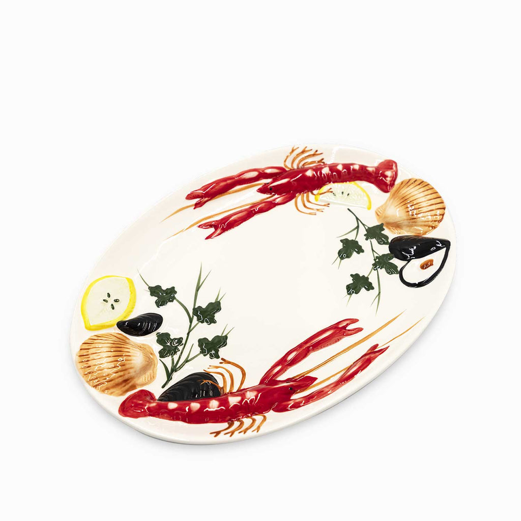 Bandeja langosta roja 40cm