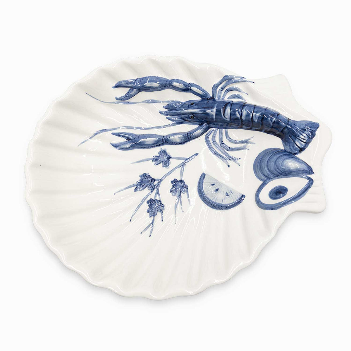 Concha langosta azul 34cm
