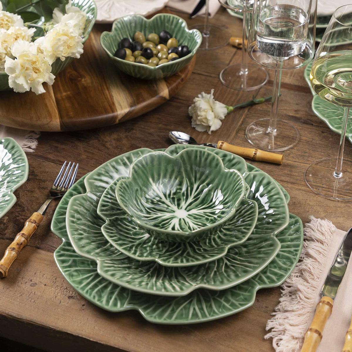 Plato base Huerto Verde 30cm