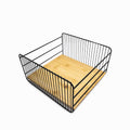 Canasta frutas base madera