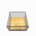 Canasta frutas base madera